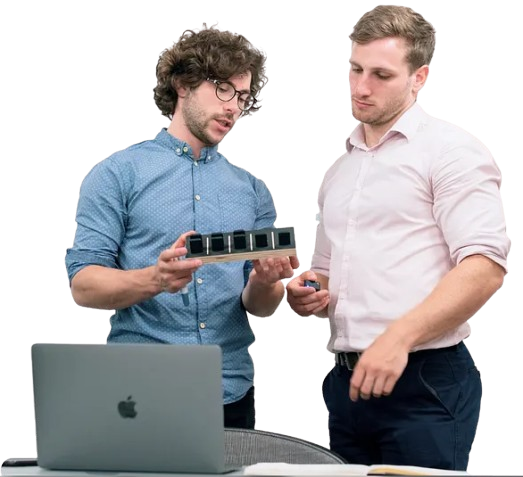 A tax consultant reviewing financial documents in a modern UAE office with Dubai skyline, representing expert taxation services in UAE by Mhtaxationllc.